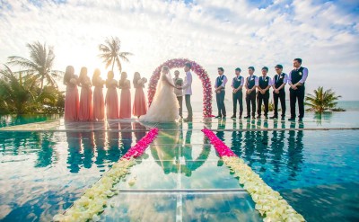 Over-water wedding 2
