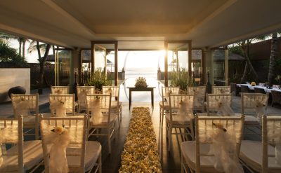 Event - Weddings - The Beach House - Sunset White Wedding 01
