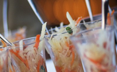 sunset tea tails-canapes