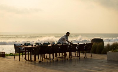 Alila Seminyak - Restaurant Outdoor Group setup 01