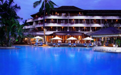 Main Pool Night Shot